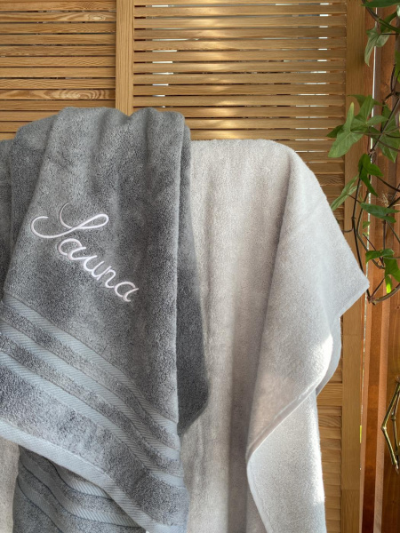 Полотенце Sauna, цвет светло-серый
